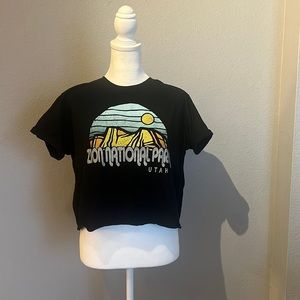 🩵Zion Utah crop top L